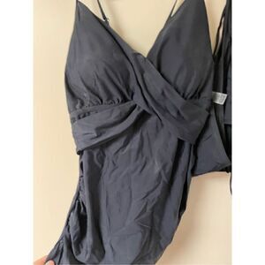 Brand New Summer Mae Women’s Large Navy Tankini and Bottom Swimwear Set